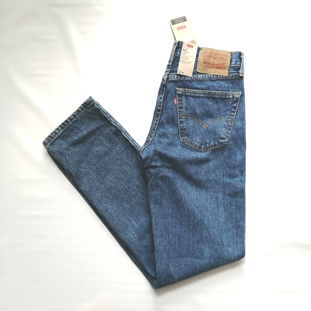 Levi's 516 Blue Jeans 29x32 NWT